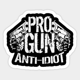 Pro Gun Anti Idiot triggernometry guns Sticker